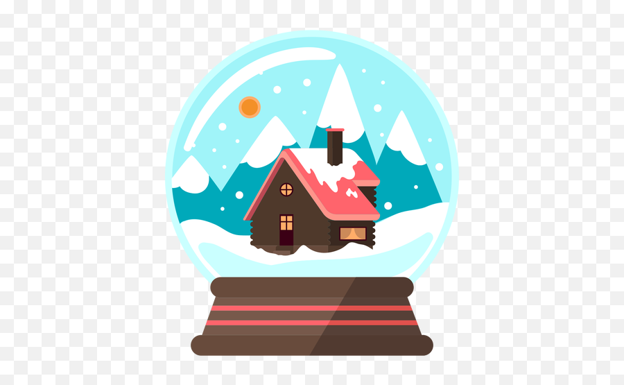 Mountain Cottage Snow Globe - Transparent Png U0026 Svg Vector File Lovely,Cottage Png