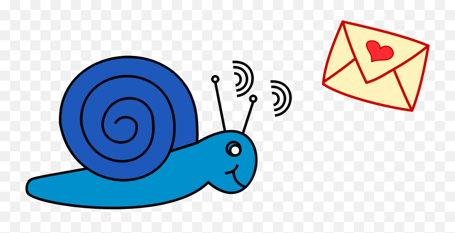 Email Clipart Snail Mail Transparent Free - Snail Mail Clipart Png,Email Clipart Png