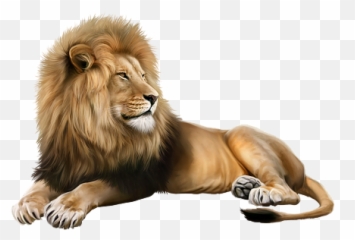 Verymanytubes Lion Mural Animals - Clipart png