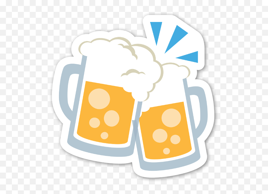 Cheers Sticker - Stickerapp Beer Emoticon Png,Cheers Png