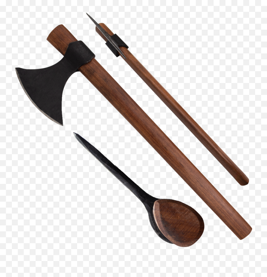 Ax Png - Handmade Viking Carbon Steel Ax Wooden Spoon Solid,Ax Png