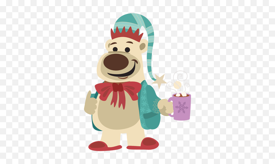 Bear With Hot Chocolate - Transparent Png U0026 Svg Vector File Christmas Day,Hot Chocolate Transparent