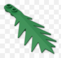 Plant Palm Leaf Small Needs Work 6148 - Dark Green Lego Transparent png