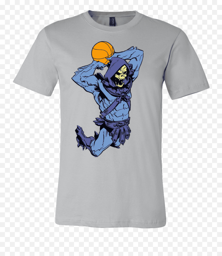 Dunking Skeletor Shirt - T Shirt Violet Vegeta Adidas Png,Skeletor Transparent