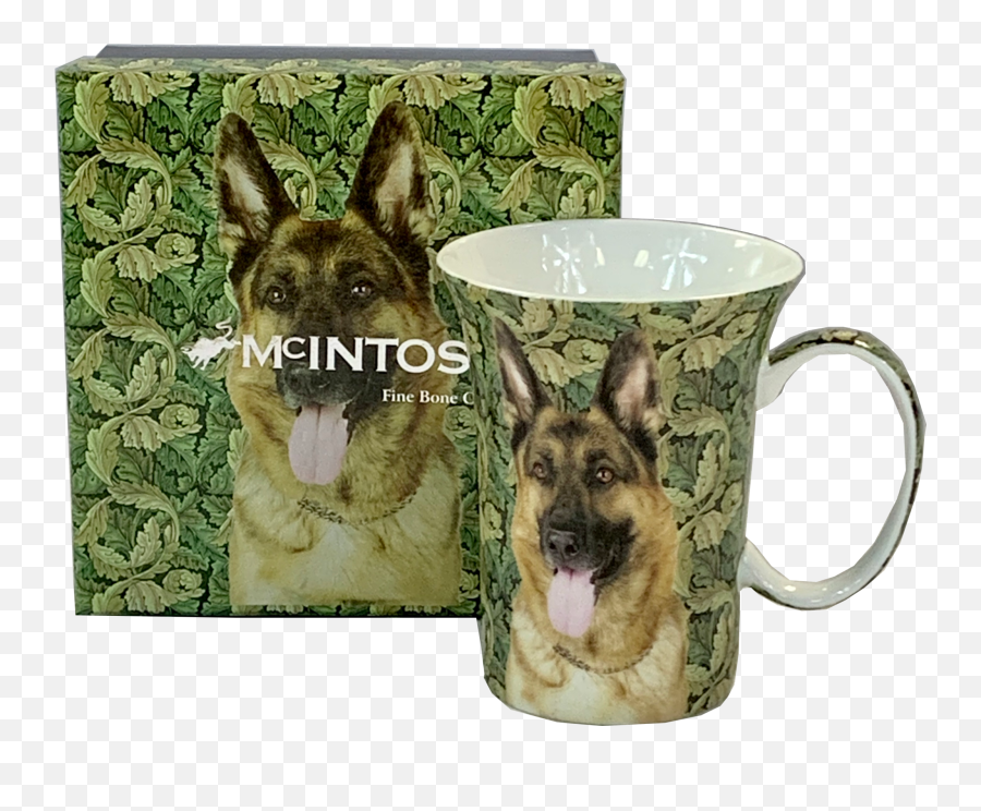 German Shepherd Crest Mug U2013 Mcintosh Shop - Serveware Png,German Shepherd Transparent