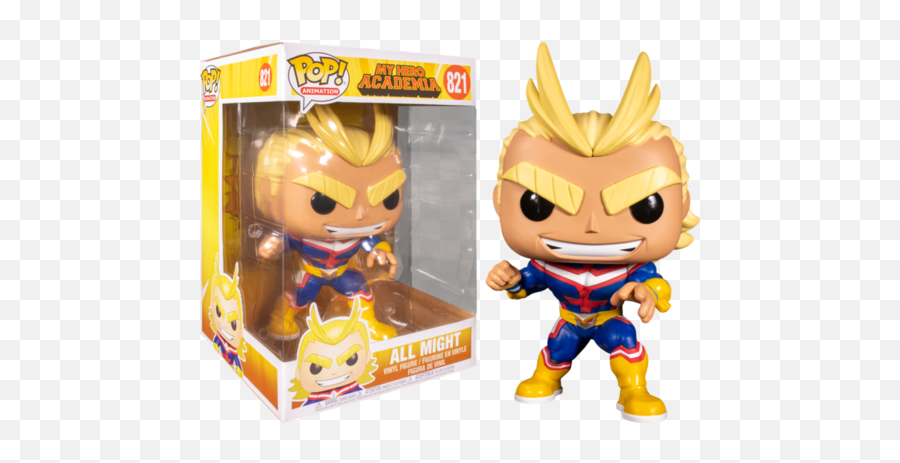 My Hero Academia - Deku In Middle School Uniform Pop Vinyl All Might Funko Pop 10 Inch Png,All Might Transparent