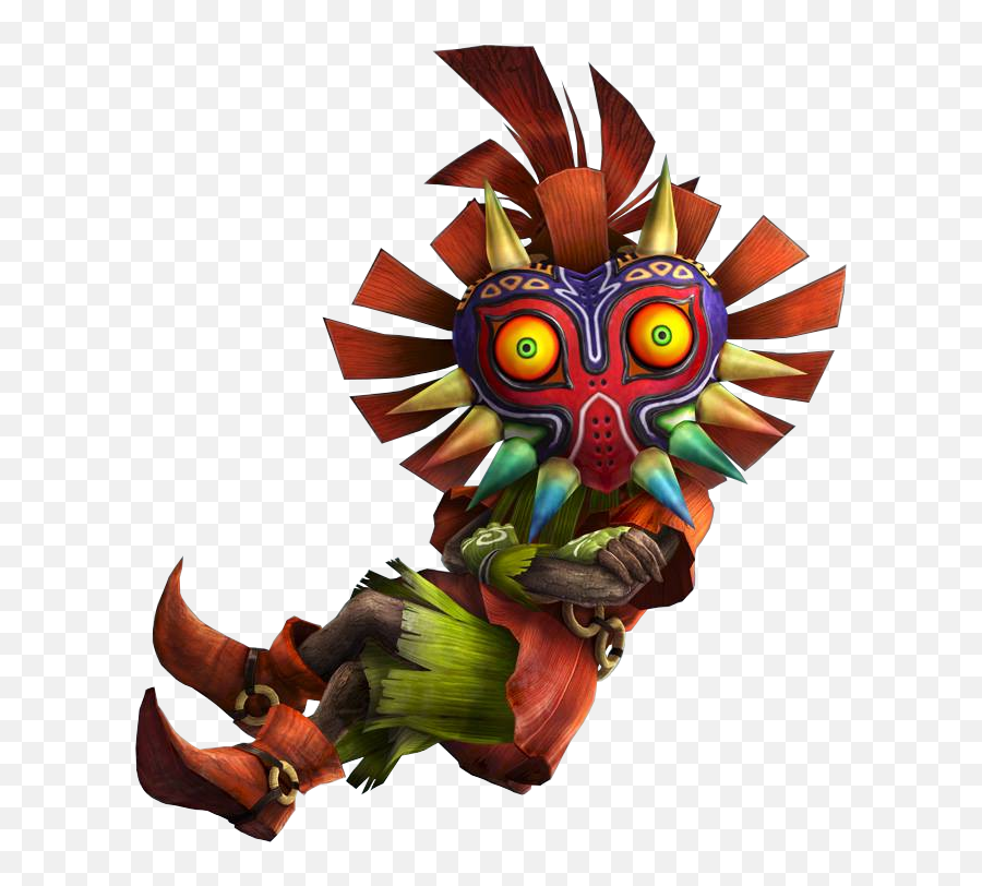 Download Waker Of Mask Zelda Majora - Skull Kid Mask Png,Majora's Mask Transparent