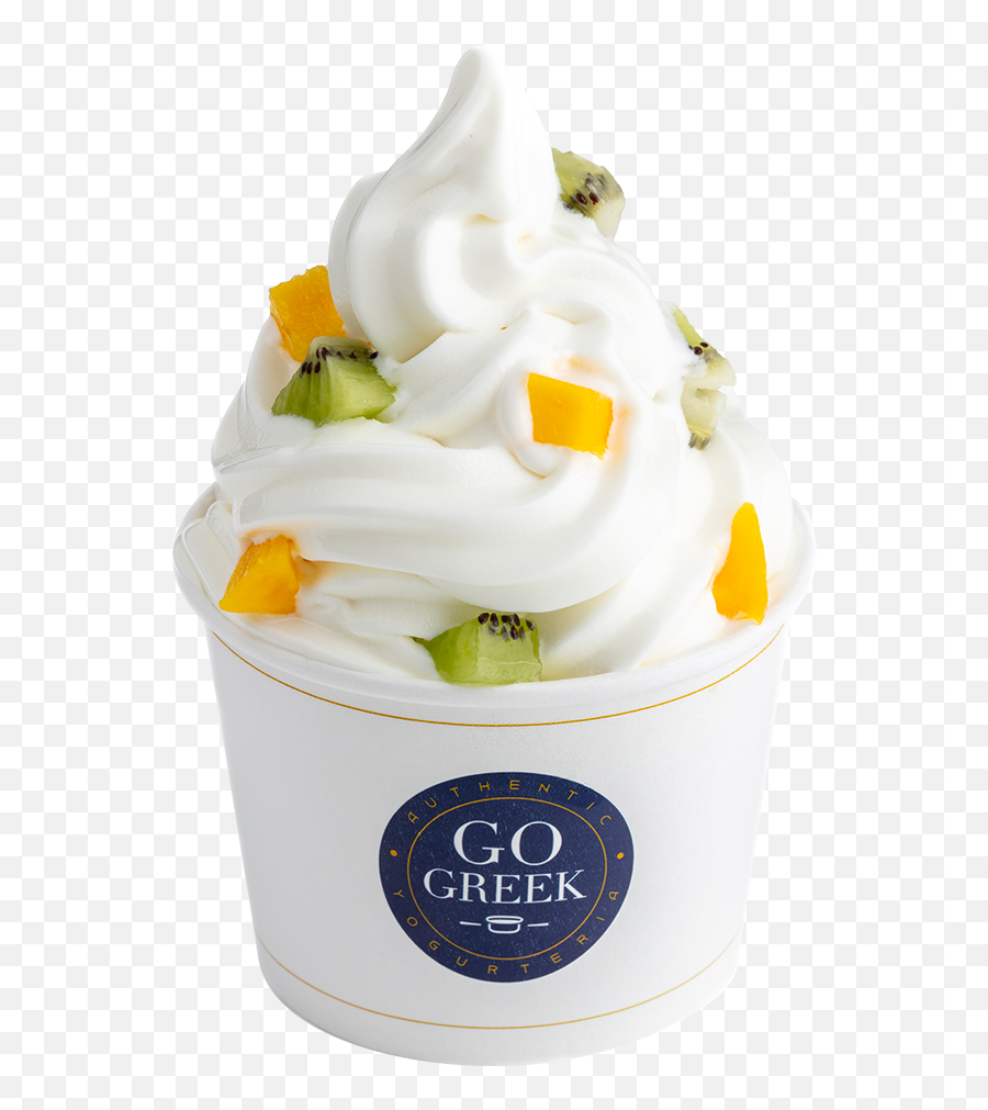 Frozen Menu Go Greek Yogurt - Go Greek Frozen Yogurt Png,Frozen Yogurt Png