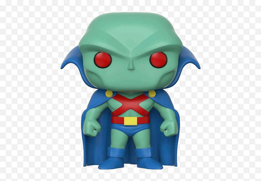 Funko Pop Martian Manhunter Transparent - Funko Pop Martian Manhunter Png,Martian Manhunter Png