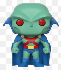 Funko Pop Martian Manhunter Transparent - Funko Pop Martian Manhunter Png,Martian Manhunter Png