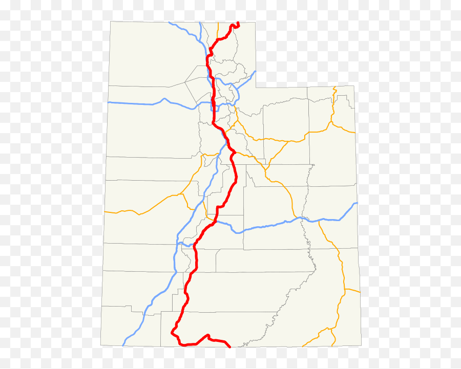 Us Route 89 In Utah - Wikipedia Vertical Png,Transparent Utah