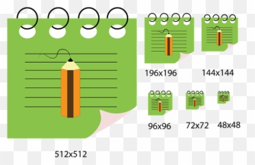 A New Logo Icon For Drawable Notepad Android App U2014 Steemit - Vertical png