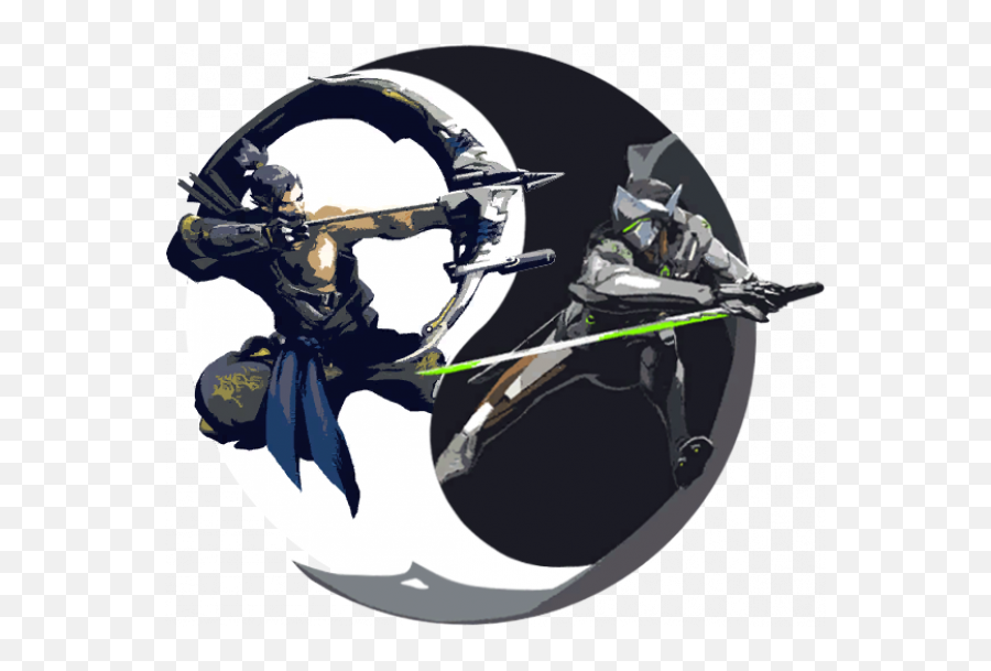 In A Fit Of Ocd Iu0027ve Connected All The Combo Sprays - Hanzo And Genji Spray Png,Hanzo Png