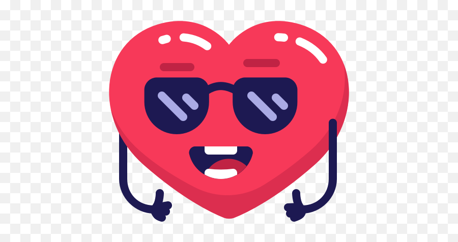 Cool Heart Sunglasses Icon - Cool Icons Png,Pepsi Iconic Summer Sun Icon
