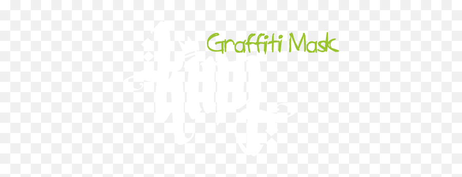 King Graffiti Mask U2013 The First Reusable Thought For - Calligraphy Png,Graffiti Art Png