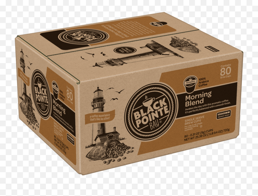 Black Pointe Bay Morning Blend 80 - Package Delivery Png,Coffee Icon Green Bay