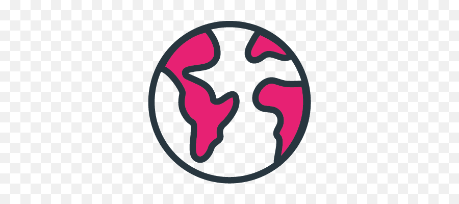 Systemyzed Global Icon Pink - Dot Png,Global Icon Font