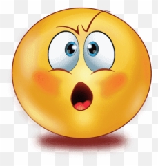 Whatsapp Shocked Emoji Png Clipart Mart - Smiley Png