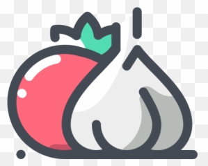 Tomato And Garlic Icon - Ingredient Png