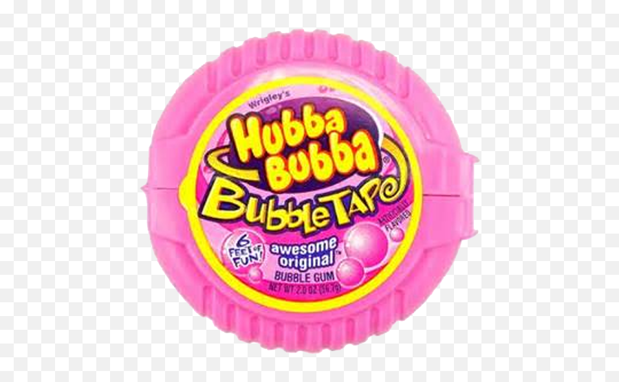 Bubble Tape Gum - Hubba Bubba Bubble Gum Png,Bubble Gum Png