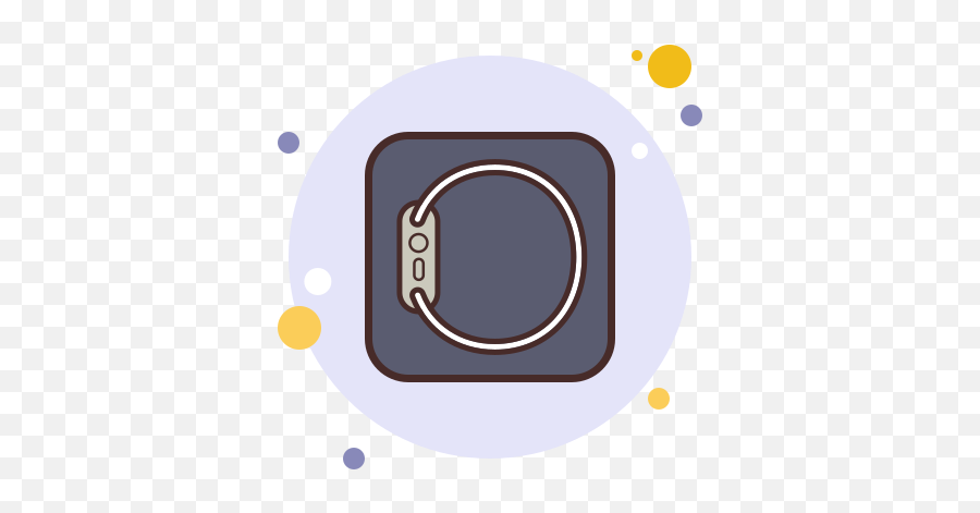 Apple Watch App Icon In Circle Bubbles Style - Dot Png,Where To Find I Icon On Apple Watch