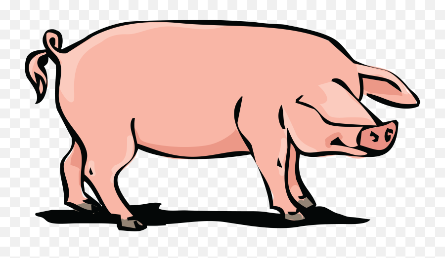 Pig Pork Clipart - Clipart Pig Png,Pork Png