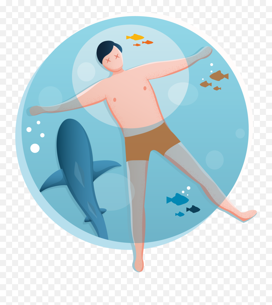 Floridapanhandlecom - Shark Attack Surfer Png,Michael Phelps Icon