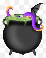 Witches Cauldron Clipart - Witch Cauldron Halloween Clipart Png,Cauldron Png