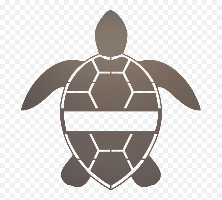 Personalized Sea Turtle - Precision Metal Art Black And White Silhouette Turtle Clipart Png,Toroise Icon