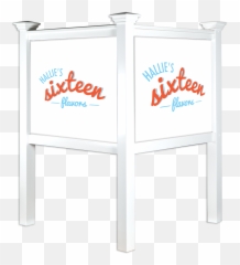 Vinyl Corner Frame - Banner png