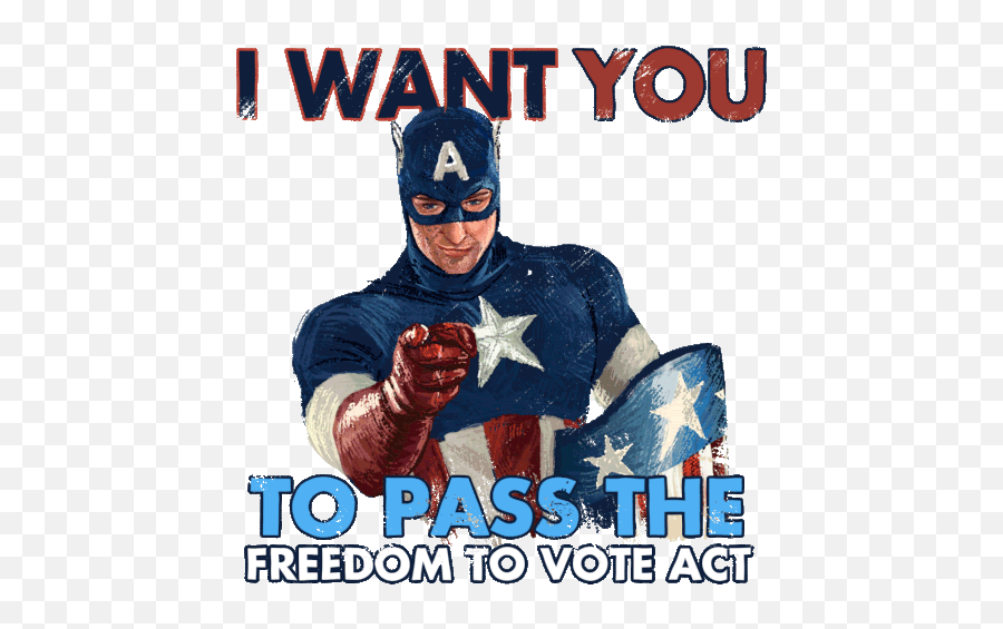 I Support Automatic Voter Registration Freedom To Vote Act - Want You To Watch Your Language Png,Superhero Icon Posters