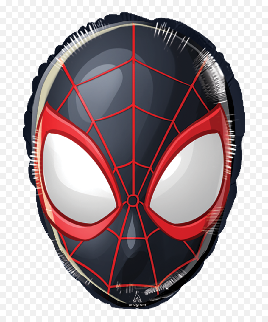 Download Hd Spider - Spider Man Miles Morales Head Png,Spiderman Mask Png