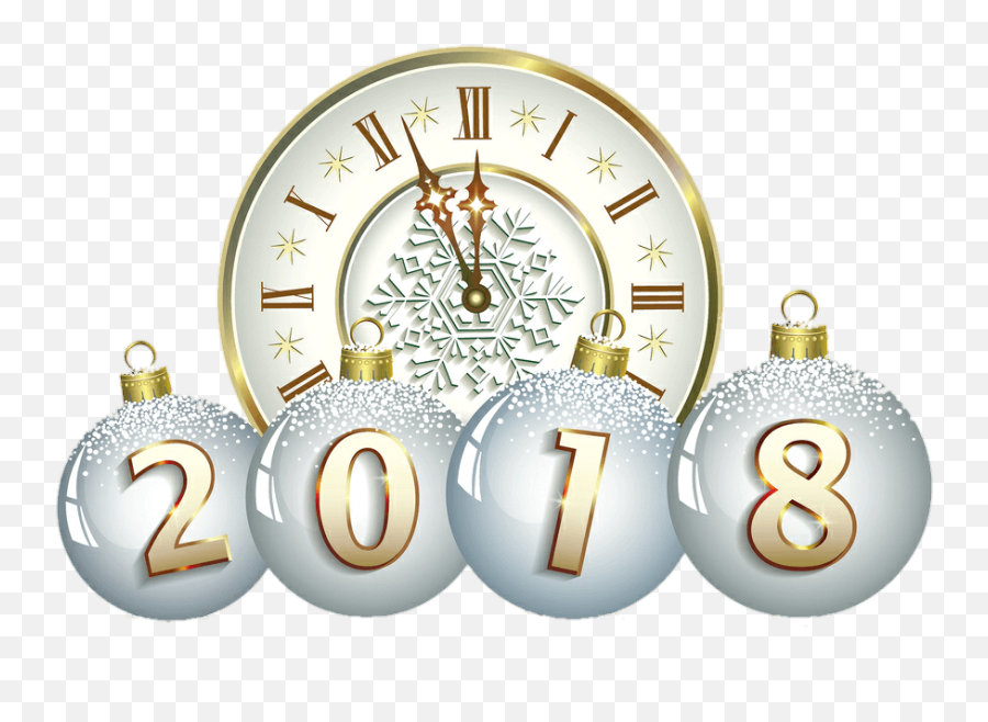 New Year Clock Png Picture - Wall Clock,New Year's Png