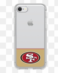 Otterbox Clear Symmetry Series Phone Case With San Francisco 49ers Logo - San Francisco 49ers Png,49ers Logo Png
