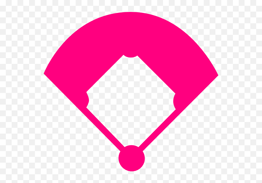 Download Picture Transparent Library Field Pink Clip Art - Baseball Diamond Clipart Png,Baseball Bat Transparent