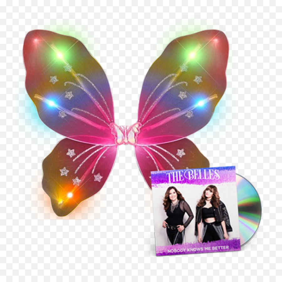 Light Up Butterfly Wings Autographed Ep Bundle - Butterfly Wings Rainbow Gif Png,Butterfly Wings Png