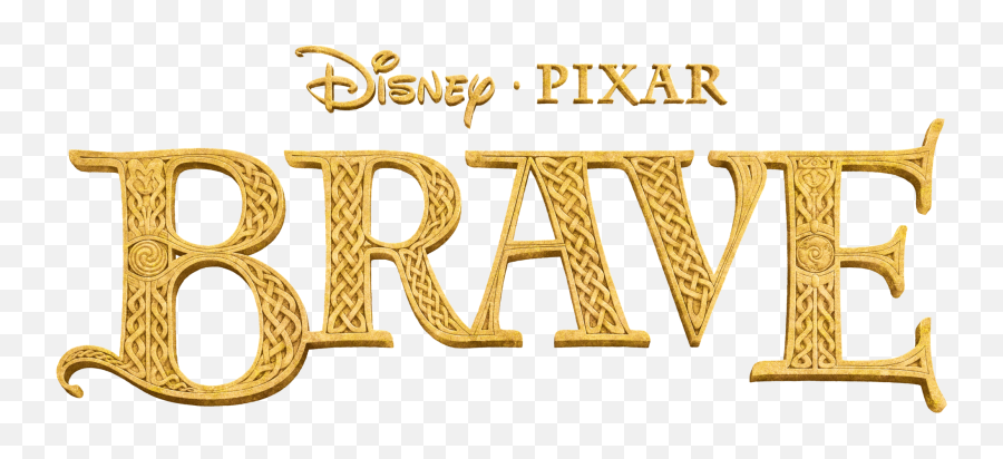 Brave Text Images Music Video Glogster Edu - Logo Brave Movie Png,Pixar Logo Png