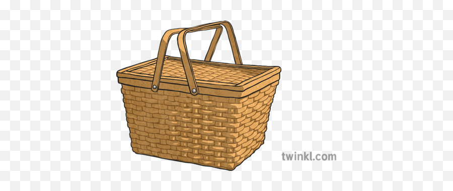 Picnic Basket Illustration - Picnic Basket Png,Picnic Basket Png