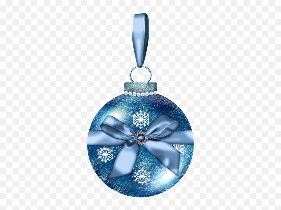 Blue Christmas Ornament Png U0026 Free - Blue And Silver Christmas Ornaments Clipart,Christmas Ornament Transparent Background