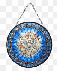 Catholic Stained Glass Window Png Image - Dove Holy Spirit Peace Mosaics,Stained Glass Png