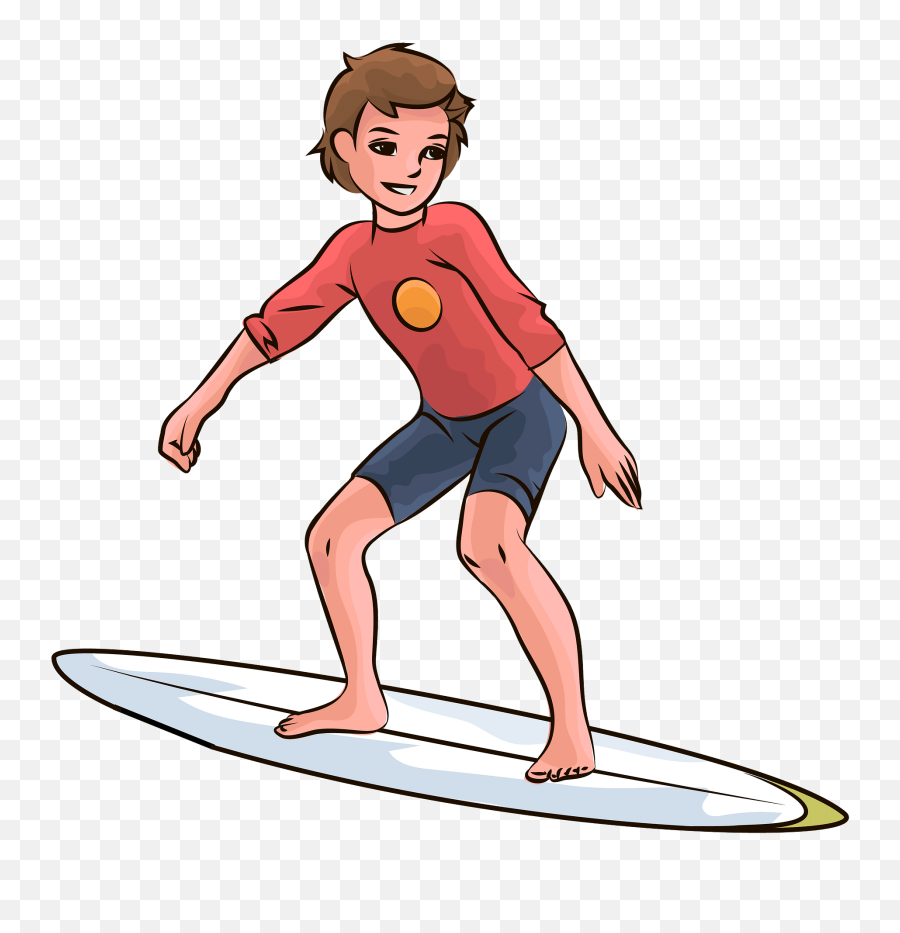 Surfer Boy Clipart - Surfer Clipart Png,Surfer Png