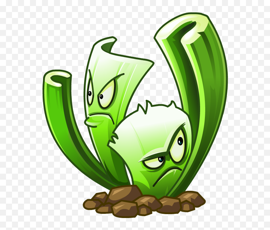 Celery Stalker Clipart - Character Plants Vs Zombies Png,Celery Png