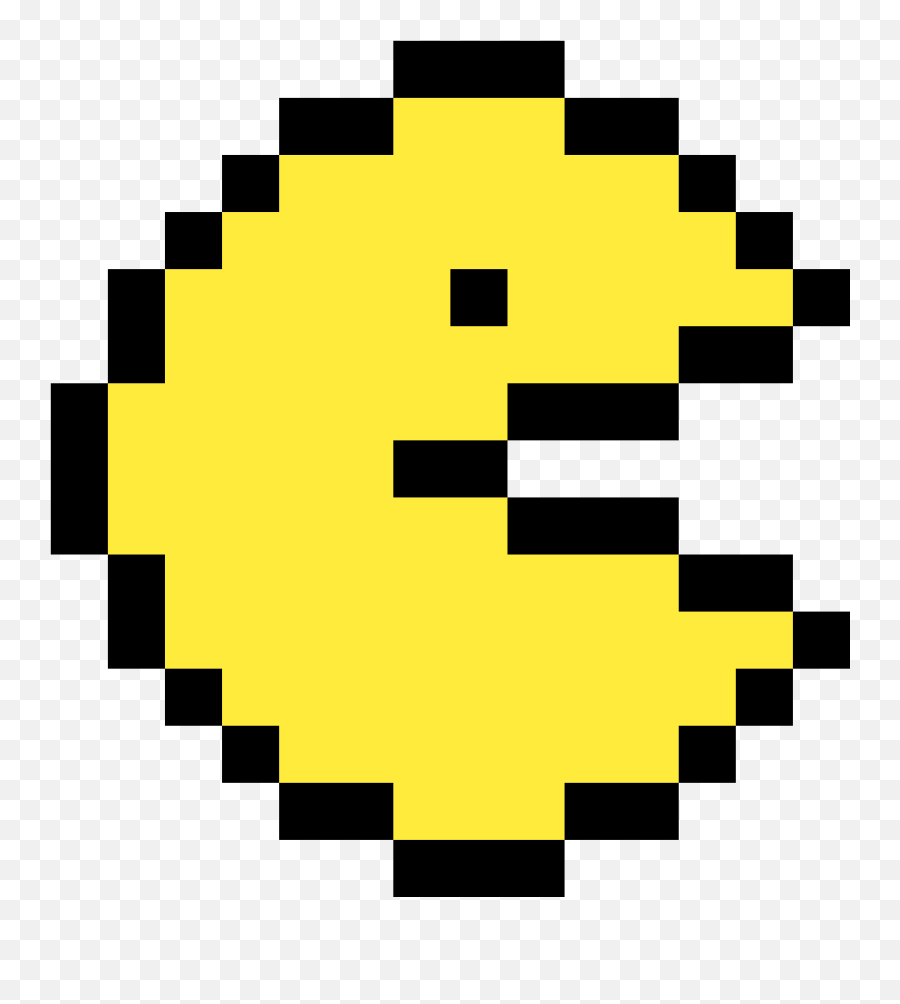 Pacman Yellow World Pixel Hq Png Image - Pac Man Minecraft Pixel Art,Pacman Logo Png