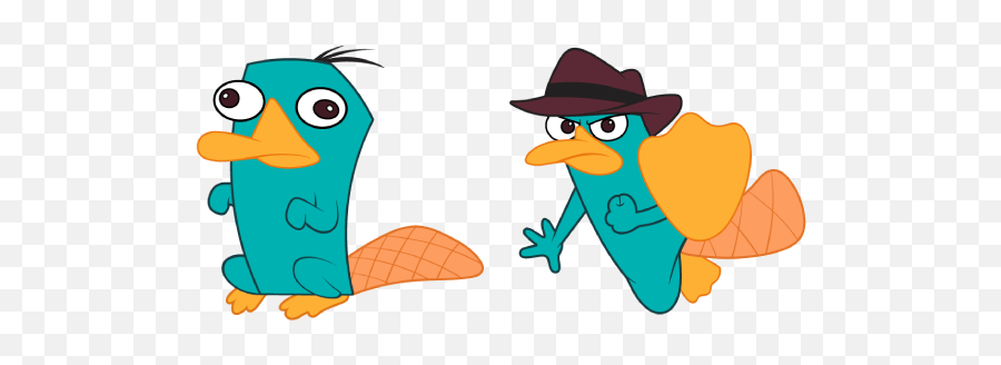 Phineas And Ferb Perry The Platypus Cursor U2013 Custom - Perry The Platypus Png,Phineas And Ferb Logo