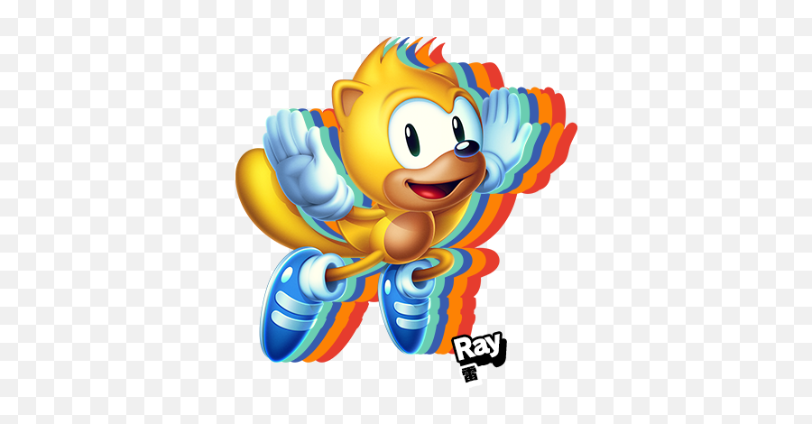 Sonic Mania Sega - Sonic Mania Ray The Flying Squirrel Png,Sonic Mania Png