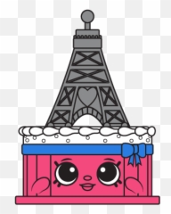 Shopkins Logo - Shopkins Ella Tower Cake Hd Png Download Shopkin Eiffel Tower,Shopkins Png Images