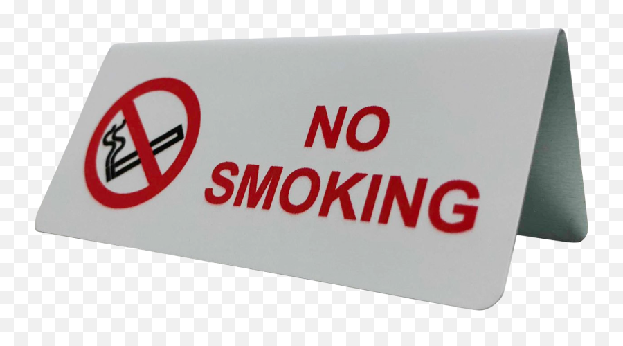 No Smoking Table Notice - Sign Png,No Smoking Logo
