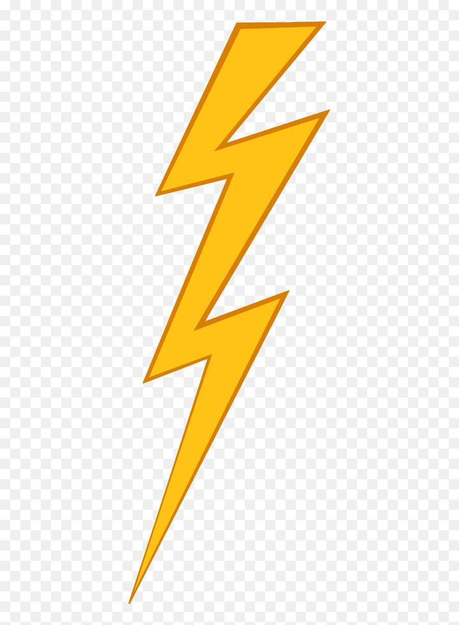 Yellow Thunderbolt Transparent - Transparent Thunder Bolt Png,Thunderbolt Png