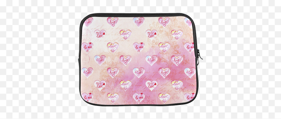 Download Hd Vintage Pink Hearts With - For Teen Png,Macbook Hearts Png