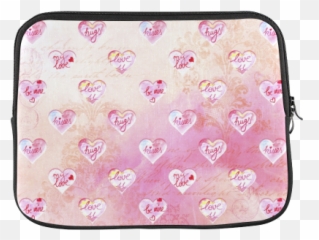 Download Hd Vintage Pink Hearts With - For Teen Png,Macbook Hearts Png